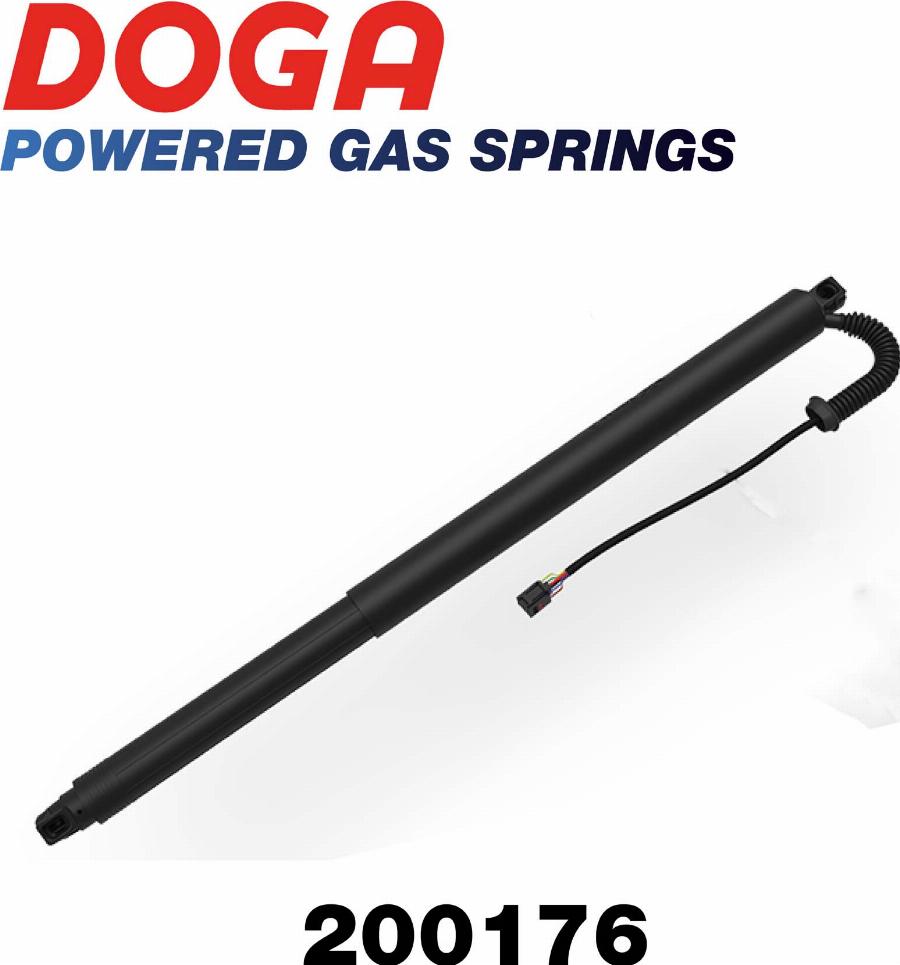 DOGA 200176 — Silnik elektryczny, tylna pokrywa