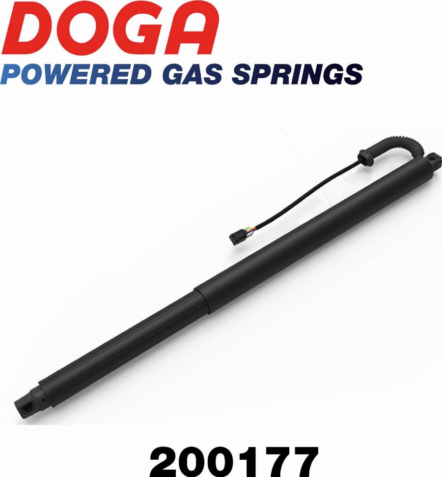 DOGA 200177 — Silnik elektryczny, tylna pokrywa