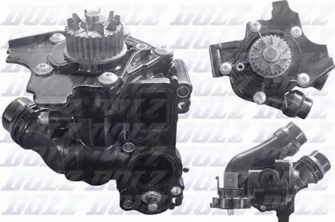 DOLZ A244 - POMPA WODNA AUDI-VW 1.8-2.0 04- -Z OBUD