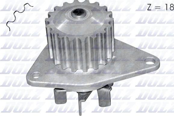 DOLZ C134 - POMPA WODNA C3 1.4 16V 04-