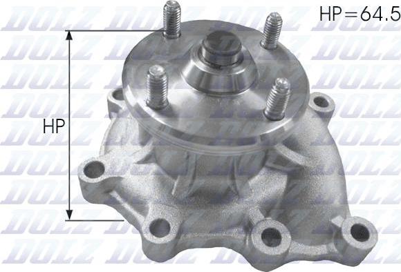 DOLZ H225 - POMPA WODNA TERRACAN 2.9CRDI 01-07