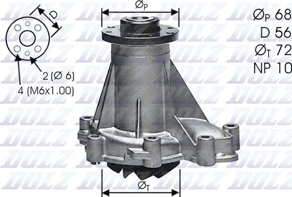 DOLZ M276 — Pompa wodna