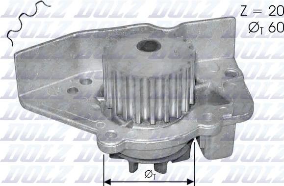 DOLZ N405 — Pompa wodna