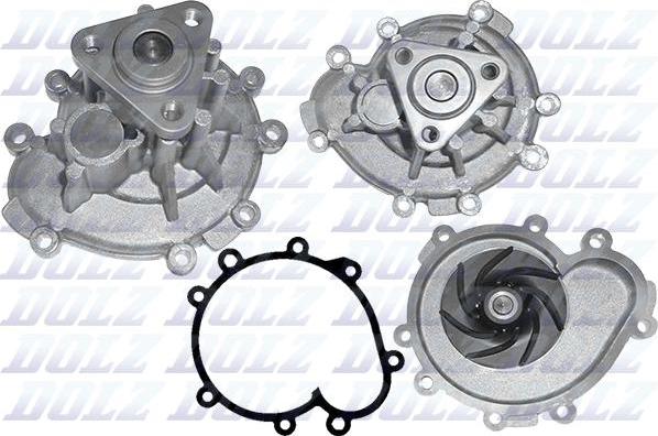 DOLZ P500 - POMPA WODNA PORSCHE CAYENNE 4.5 07-