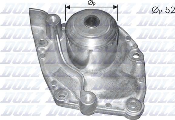 DOLZ R229 - POMPA WODNA MEGANE II 1.9CDI 03-