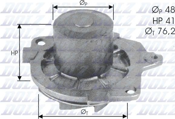 DOLZ S314 - POMPA WODNA ALFA ROMEO 156 1.9.2.4TD 97-