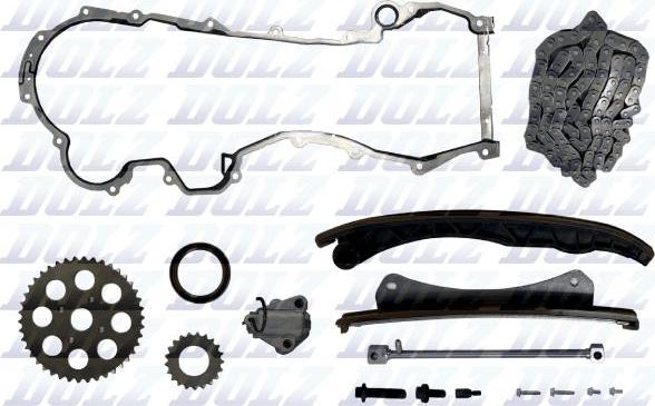 DOLZ SKCA001 - ZESTAW LANCUCHA ROZRZ.CORSA D 1.3CDTI