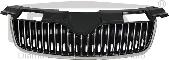 DPA 88530057402 - ELEMENT ZDERZAKA SKODA FABIA II-ROOM. CHROM