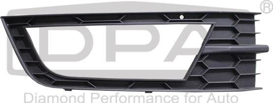 DPA 88071807702 - ELEMENT ZDERZAKA KRATKA PRZÓD SKODA OCTAVIA III 13-17 PR.