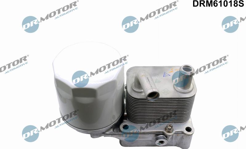 Dr.Motor Automotive DRM61018S - CHŁODNICA OLEJU CITROEN BERLINGO 1.4HDI 02- Z FILTREM OLEJU