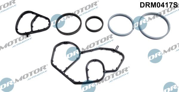 Dr.Motor Automotive DRM0417S - ZESTAW USZCZELEK CHŁODNICY OLEJU FORD FOCUS 1.6TDCI 07-