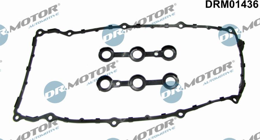Dr.Motor Automotive DRM01436 — Zestaw uszczelek, pokrywa głowicy cylindra