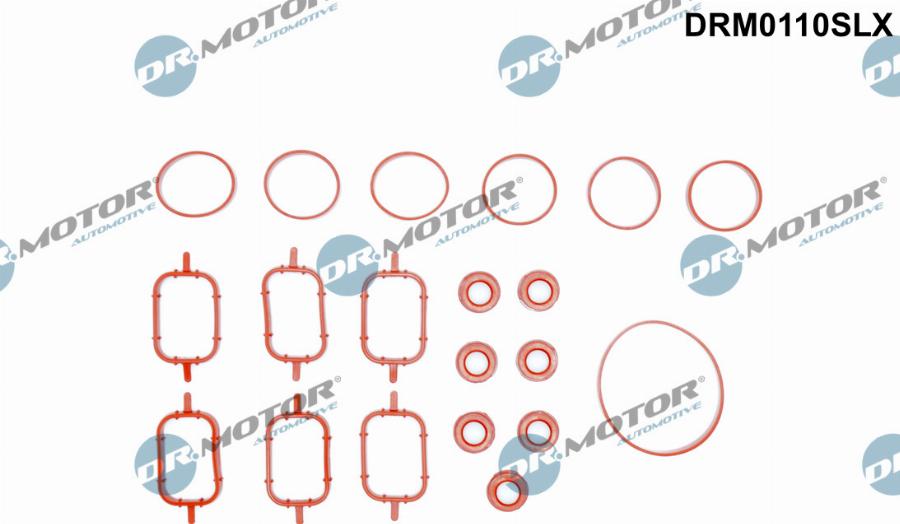 Dr.Motor Automotive DRM0110SLX - ZESTAW USZCZELEK KOLEKTORA SSĄCEGO