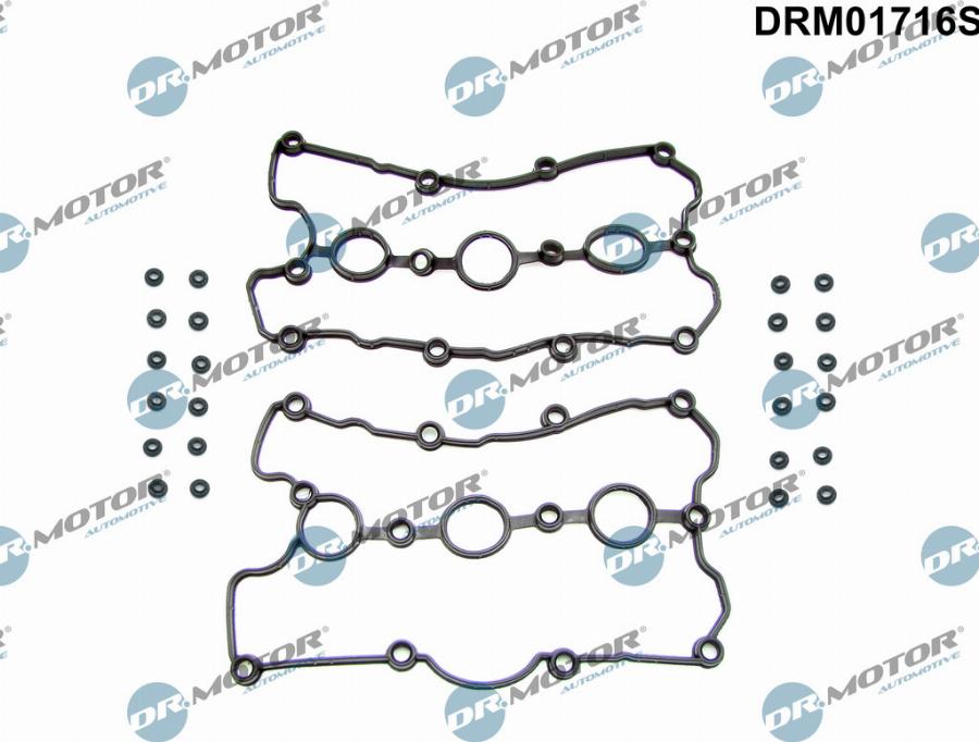 Dr.Motor Automotive DRM01716S — Zestaw uszczelek, pokrywa głowicy cylindra