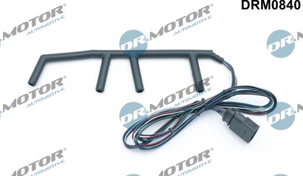 Dr.Motor Automotive DRM0840 - WIĄZKA PRZEWODÓW ŚWIECY ŻAROWEJ VW JETTA 1.9TDI 05- KPL-4 ŚWIECE