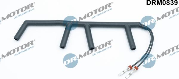 Dr.Motor Automotive DRM0839 - WIĄZKA PRZEWODÓW ŚWIECY ŻAROWEJ VW GOLF 1.9TDI 97- KPL-4 ŚWIECE