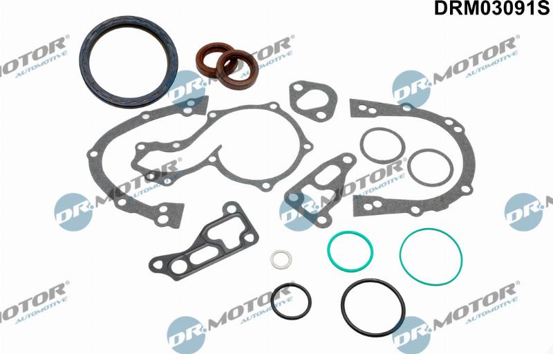 Dr.Motor Automotive DRM03091S — Zestaw uszczelek, skrzynia korbowa
