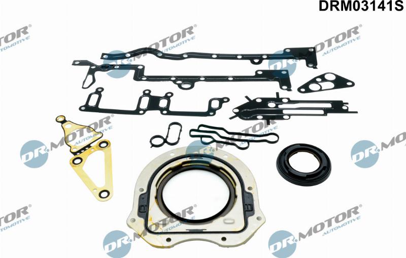 Dr.Motor Automotive DRM03141S — Zestaw uszczelek, skrzynia korbowa