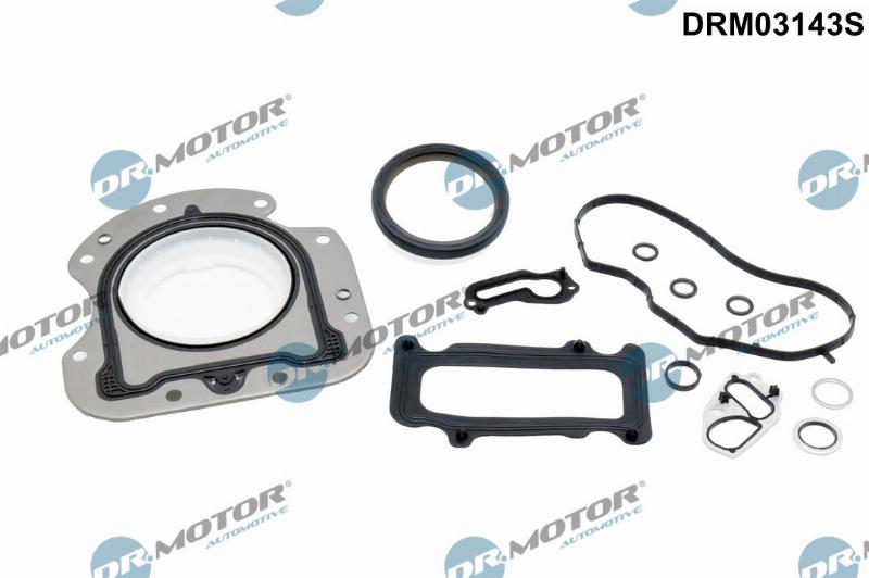 Dr.Motor Automotive DRM03143S — Zestaw uszczelek, skrzynia korbowa