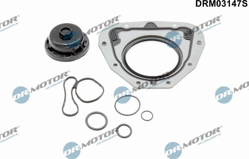 Dr.Motor Automotive DRM03147S — Zestaw uszczelek, skrzynia korbowa