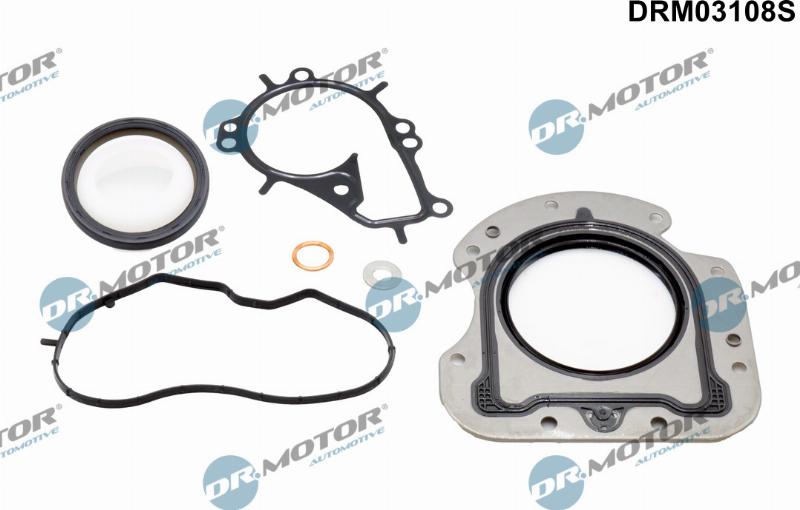 Dr.Motor Automotive DRM03108S — Zestaw uszczelek, skrzynia korbowa