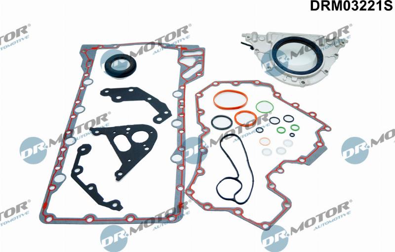 Dr.Motor Automotive DRM03221S — Zestaw uszczelek, skrzynia korbowa