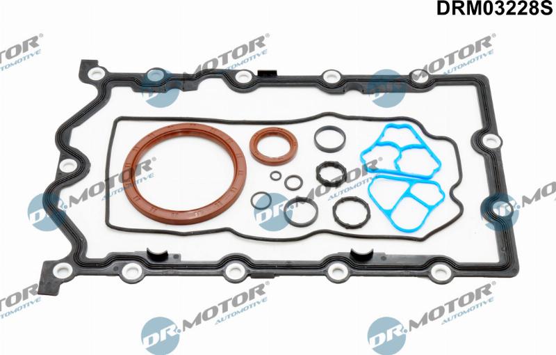 Dr.Motor Automotive DRM03228S — Zestaw uszczelek, skrzynia korbowa