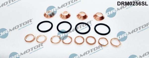 Dr.Motor Automotive DRM0256SL - ZESTAW MONTAŻOWY WTRYSKIWACZA OPEL ASTRA 1.7CDI 00- 4SZT.