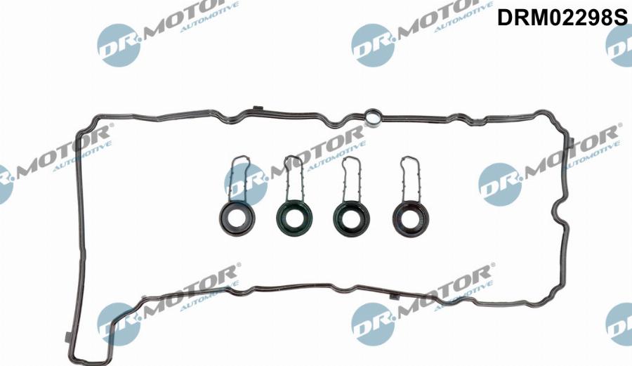 Dr.Motor Automotive DRM02298S — Zestaw uszczelek, pokrywa głowicy cylindra