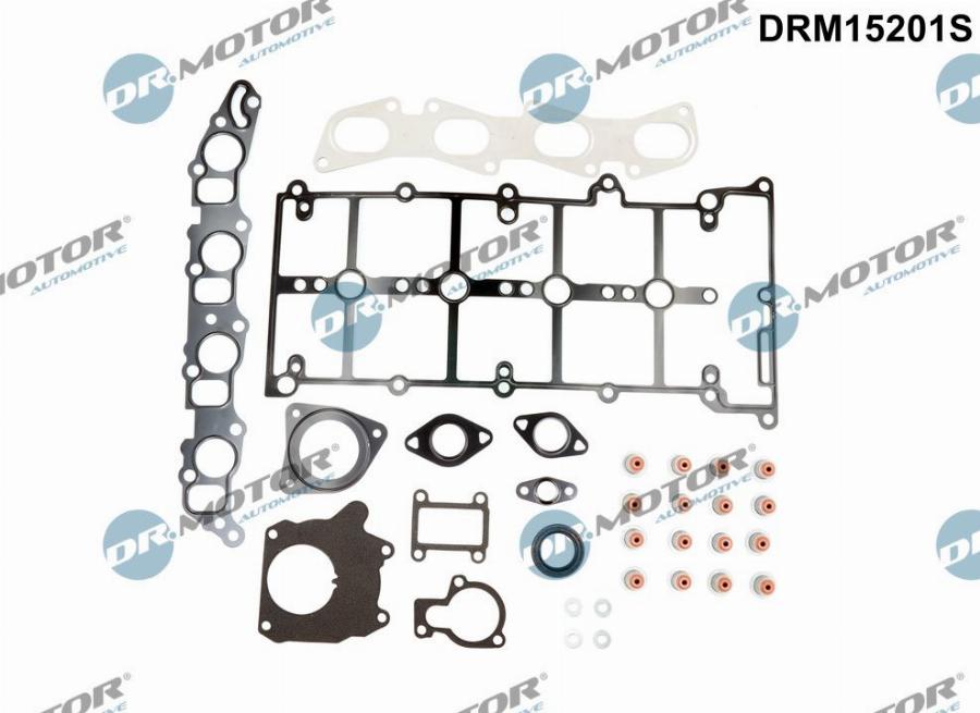 Dr.Motor Automotive DRM15201S — Zestaw uszczelek, głowica cylindrów