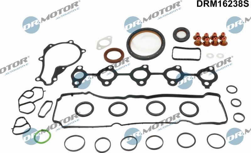 Dr.Motor Automotive DRM16238S — Kompletny zestaw uszczelek, silnik