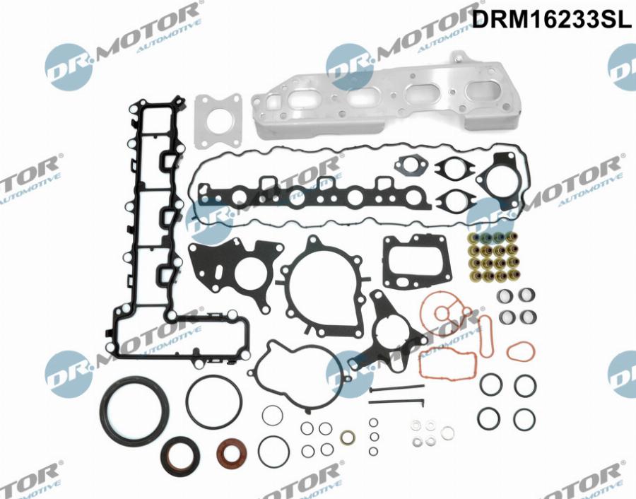 Dr.Motor Automotive DRM16233SL — Kompletny zestaw uszczelek, silnik