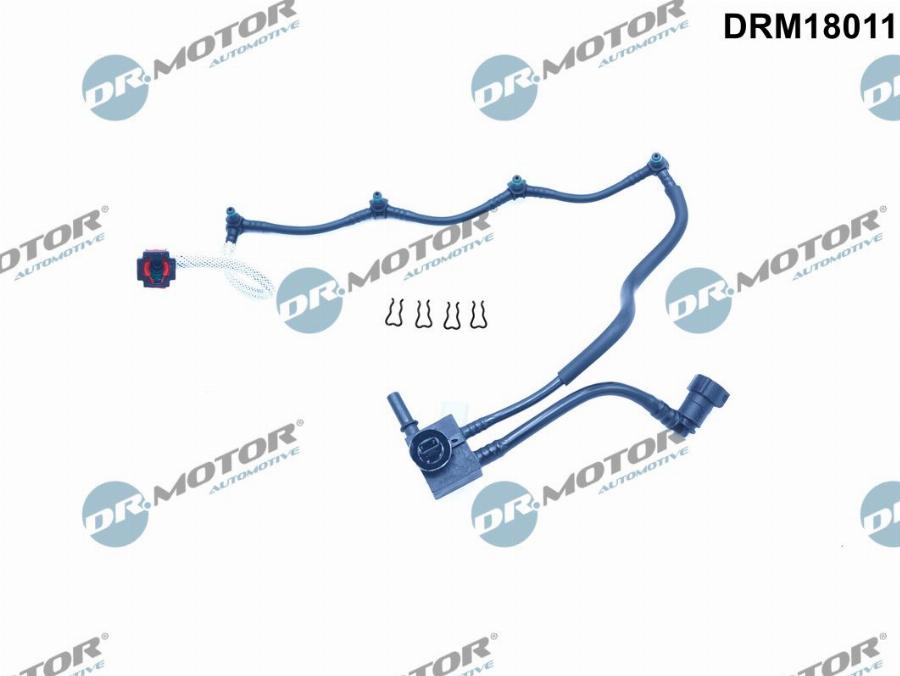 Dr.Motor Automotive DRM18011 - PRZEWÓD PRZELEWOWY RENAULT LAGUNA 1.9DCI 01- Z ZAWOREM