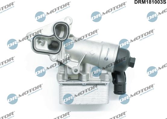 Dr.Motor Automotive DRM181003S - CHŁODNICA OLEJU OPEL VIVARO 2.0CDTI 06- Z OBUDOWĄ