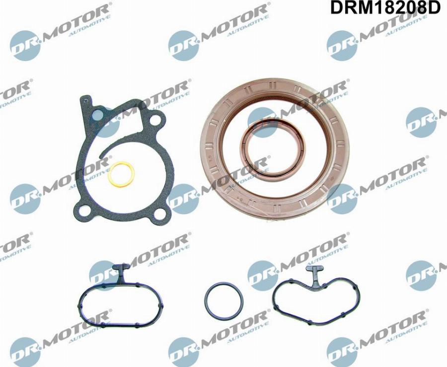Dr.Motor Automotive DRM18208D — Zestaw uszczelek, skrzynia korbowa