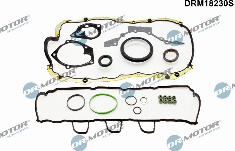 Dr.Motor Automotive DRM18230S — Kompletny zestaw uszczelek, silnik
