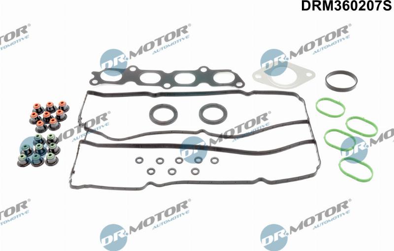 Dr.Motor Automotive DRM360207S — Kompletny zestaw uszczelek, silnik