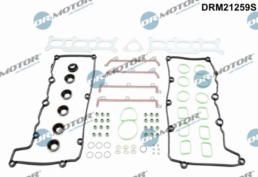 Dr.Motor Automotive DRM21259S — Zestaw uszczelek, głowica cylindrów