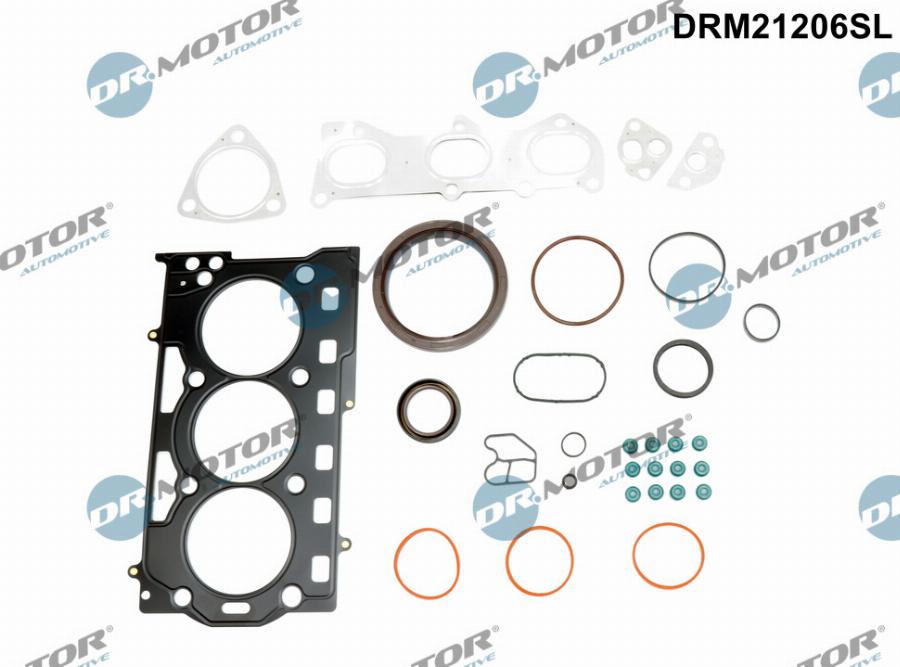 Dr.Motor Automotive DRM21206SL — Kompletny zestaw uszczelek, silnik