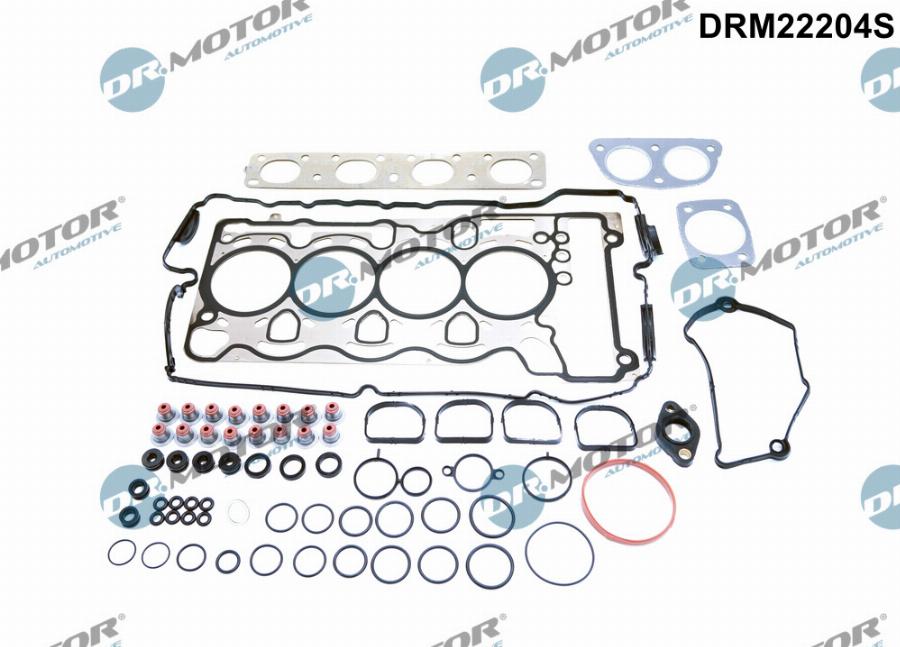 Dr.Motor Automotive DRM22204S — Zestaw uszczelek, głowica cylindrów