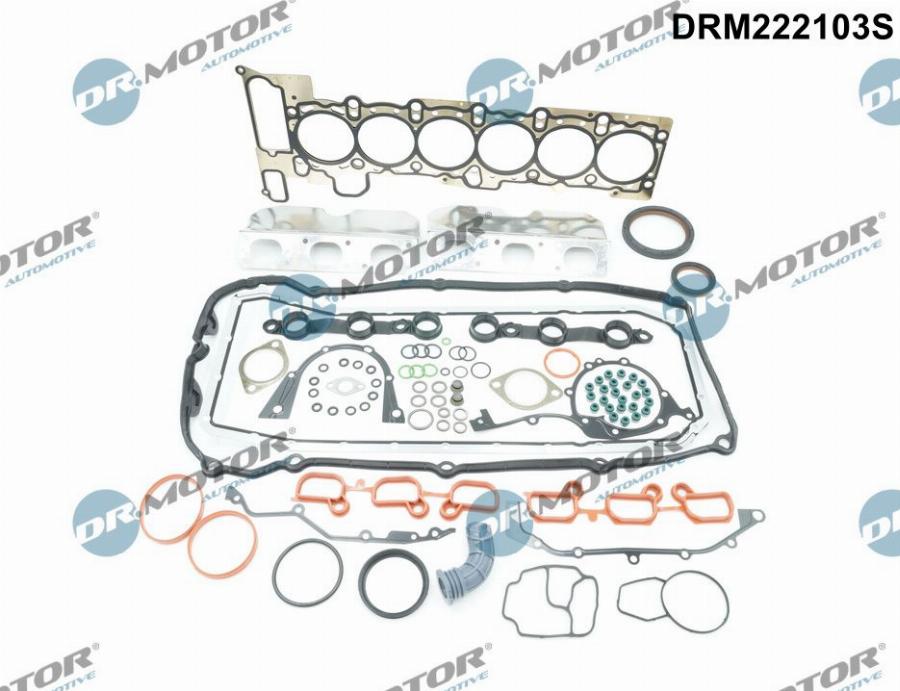 Dr.Motor Automotive DRM222103S — Zestaw uszczelek, głowica cylindrów
