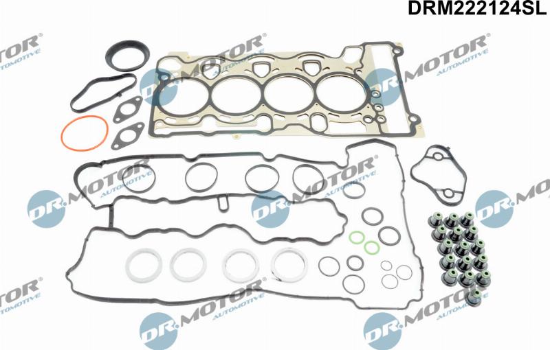 Dr.Motor Automotive DRM222124SL — Zestaw uszczelek, głowica cylindrów