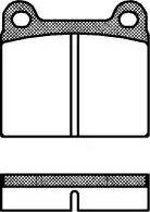 Maxgear 19-3863 - KLOCKI HAM. DB T. W115 72-79