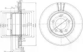 FEBI Bilstein 24342 - Tarcza hamulcowa