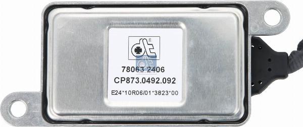 DT Spare Parts 16.00092 - Czujnik tlenków azotu NOx