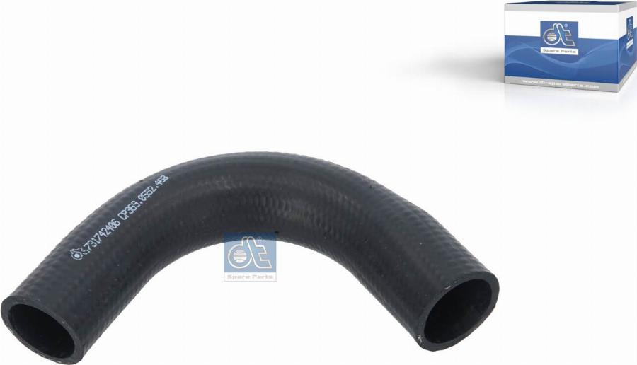 DT Spare Parts 1.00468 - Przewód gumowy układu chłodzenia