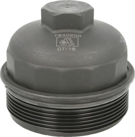 DT Spare Parts 3.22040 — Pokrywa, filtr paliwa