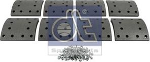 DT Spare Parts 7.92426 - Okładzina szczęk hamulcowych