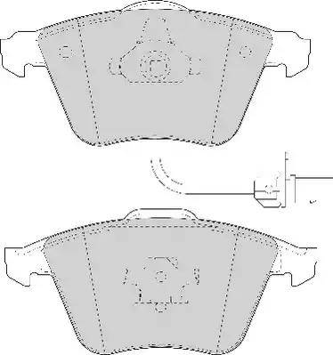 ATE 13.0470-7201.2 - KLOCKI HAM. AUDI P. A4-A6-A8 00-11 CERAMIC