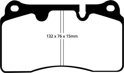 EBC Brakes DP41908R — Zestaw klocków hamulcowych, hamulce tarczowe